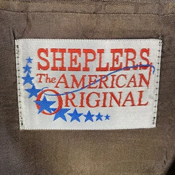 VTG Sheplers Lubbock Sport Coat 44R Western Cowboy Rockabilly Polyester Blazer